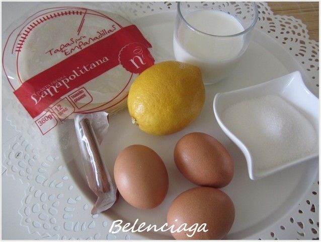 empanadillas crema yema