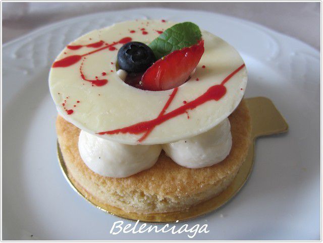 sable queso frambuesa pastel