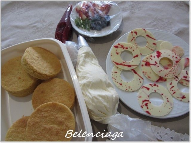 sable queso frambuesa pastel