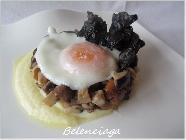 huevo setas 