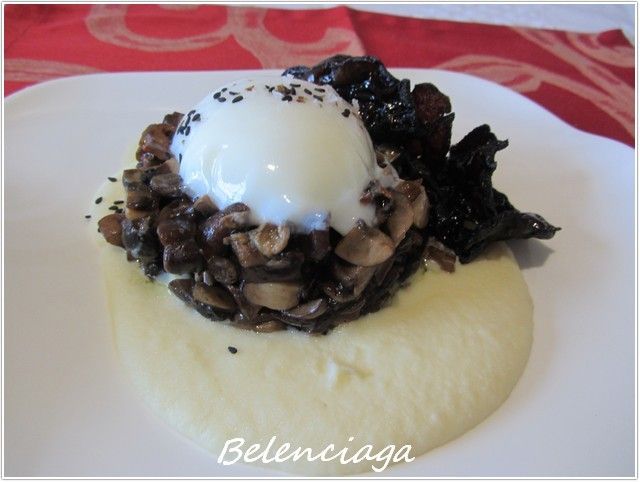 huevo setas 