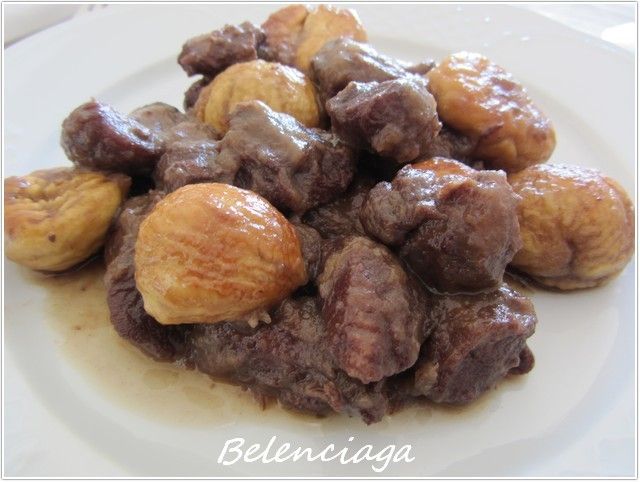 jabali con castañas