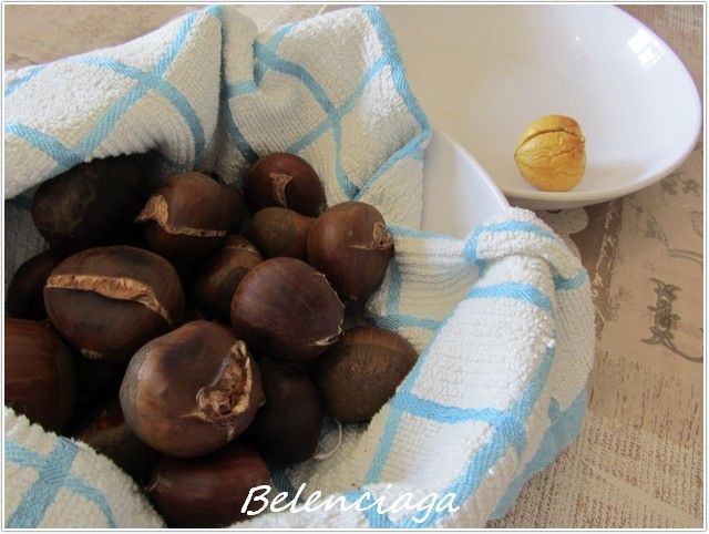 jabali con castañas