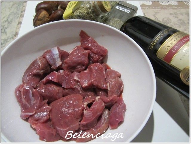 jabali con castañas