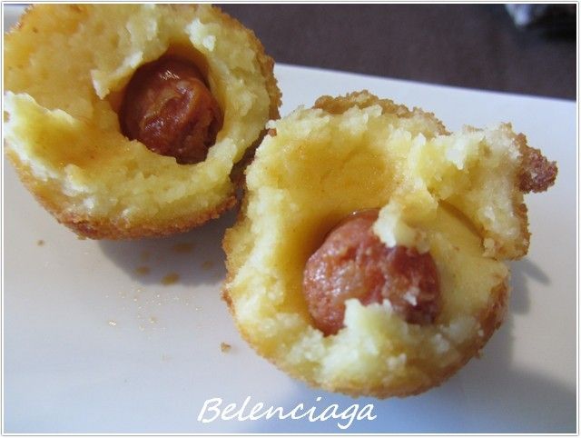 Bolitas de patata chistorra