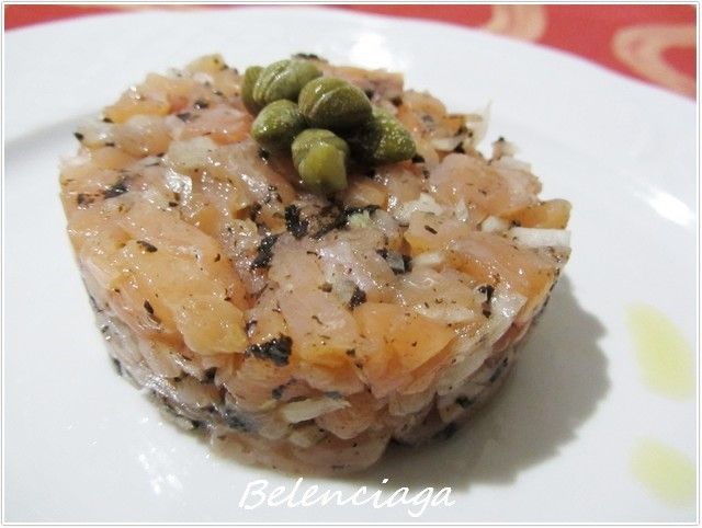 Tartar de salmón