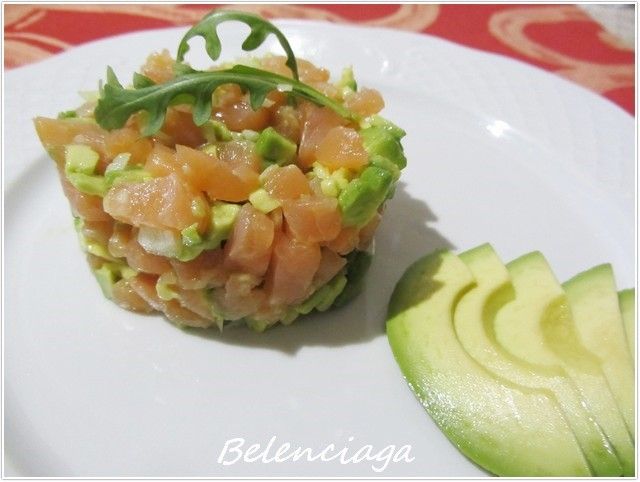 Tartar de salmón