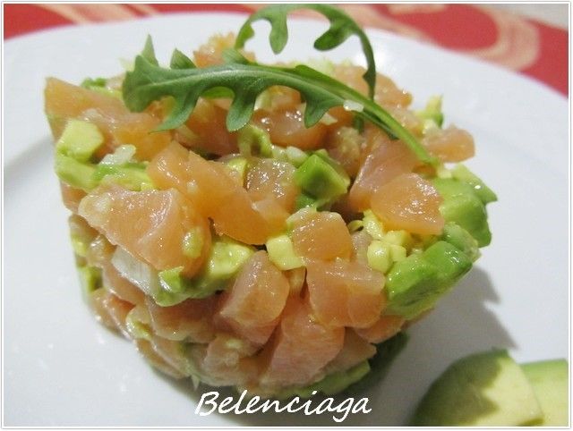 Tartar de salmón