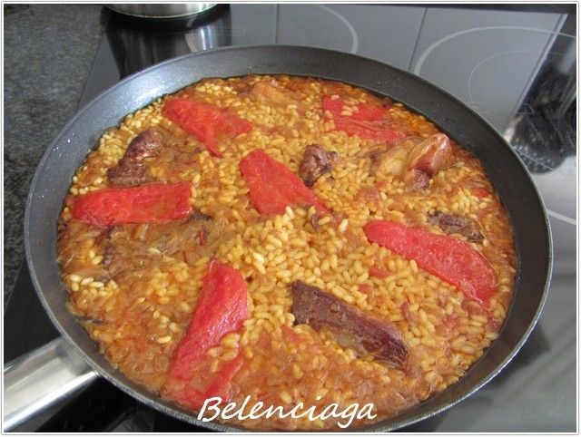 Arroz con pitu de caleya