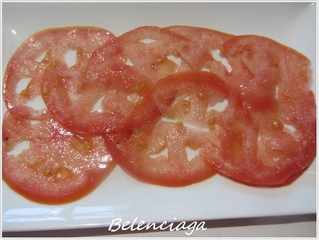 carpaccio de tomate