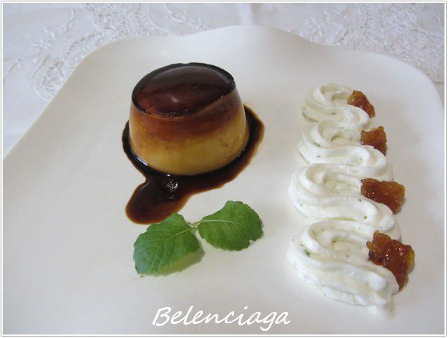 Flan de mandarinas