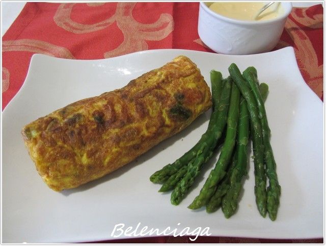 tortilla de esparrag y langost