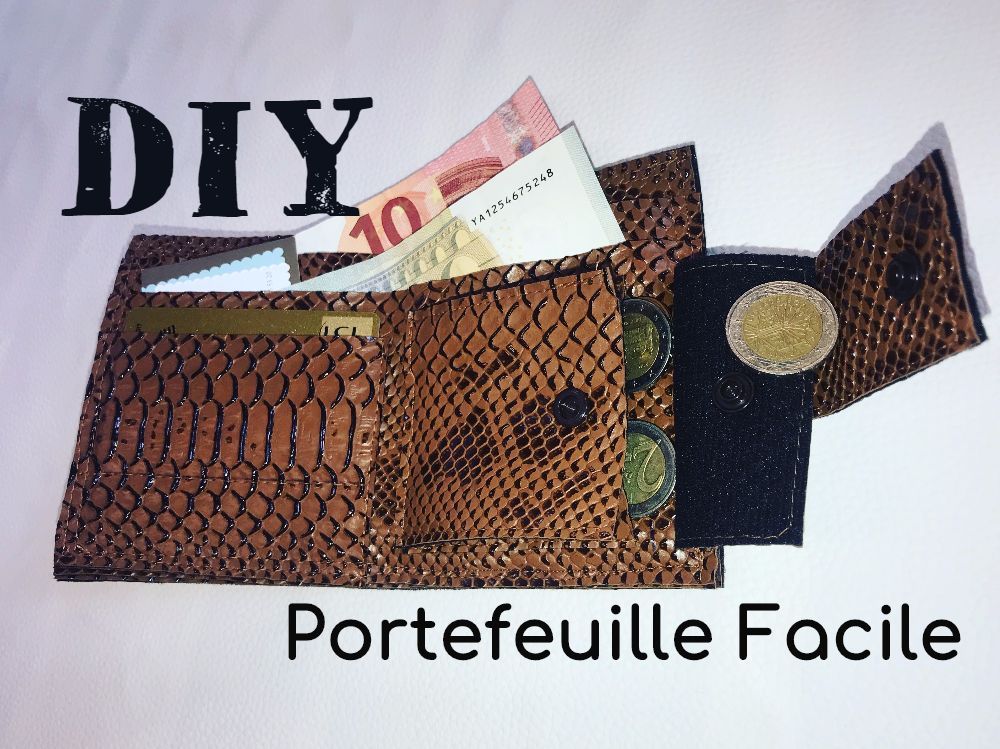Coudre un Portefeuille facile - Tuto couture DIY - Viny DIY, le blog de  tutoriels et patrons couture et DIY.