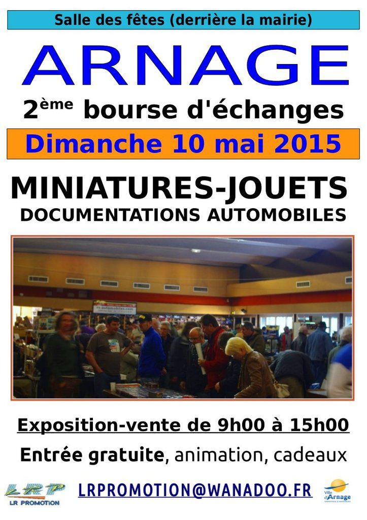 Bourse d’échanges véhicules miniatures documentation automobile