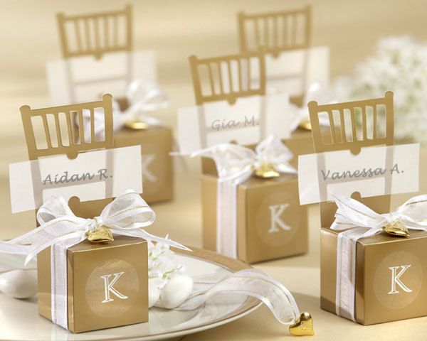 décoration de mariage dorée