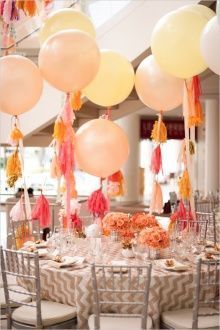 Ballons a l’hélium : une résultat très chic
