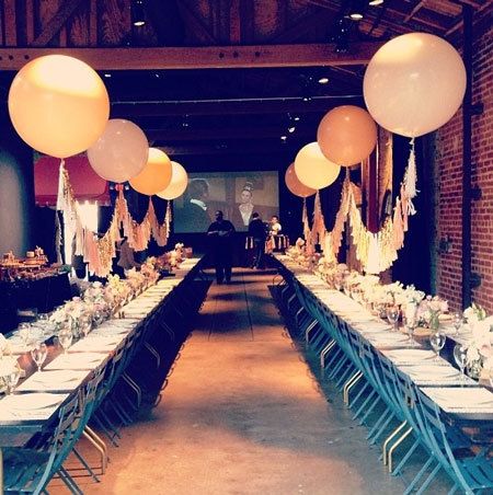 Ballons a l’hélium : une résultat très chic