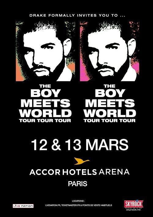 Drake en concert à Paris WeekPeople