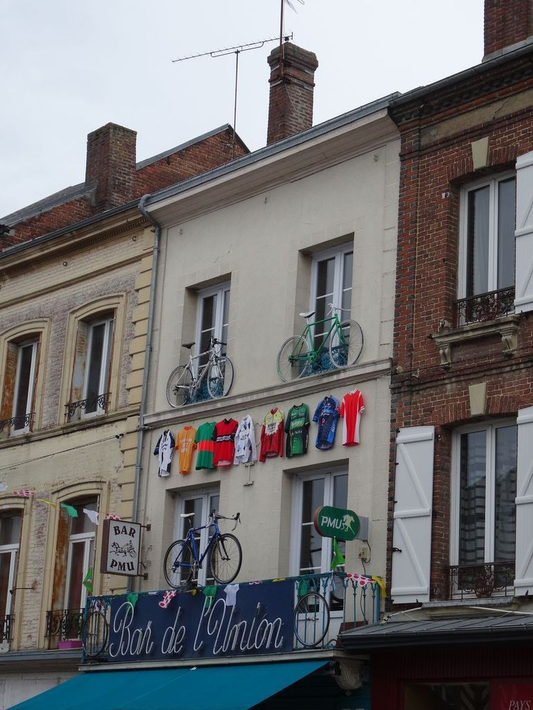 la déco Tour de France à Livarot 