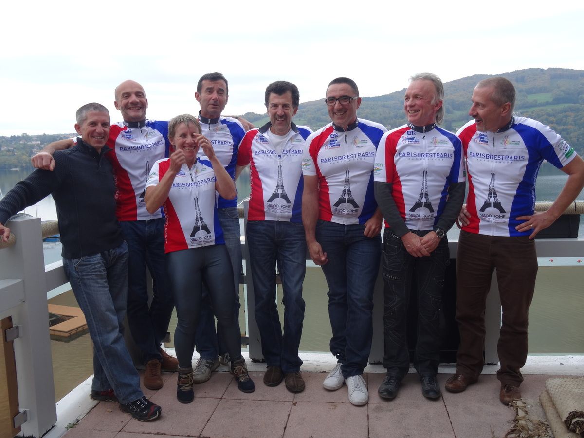 Rencontre de PBPistes au bord du lac de Paladru en octobre 
