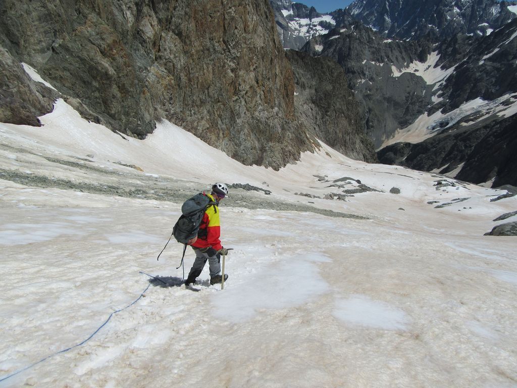 Pas de crevasse sur ce petit glacier débonnaire ! 