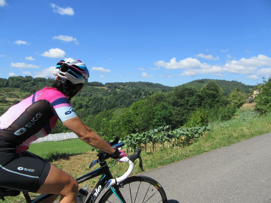 Sur les hauteurs des collines d'Ardèche (vers 750 m d'altitude) 