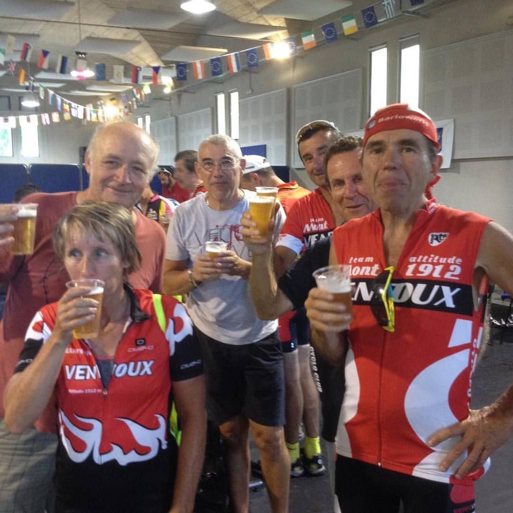 Moi, Maurice, Gilles, Robert, Jean-François et Gillou (photo Cricri) 