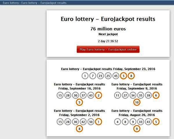 eurojackpot lotto online