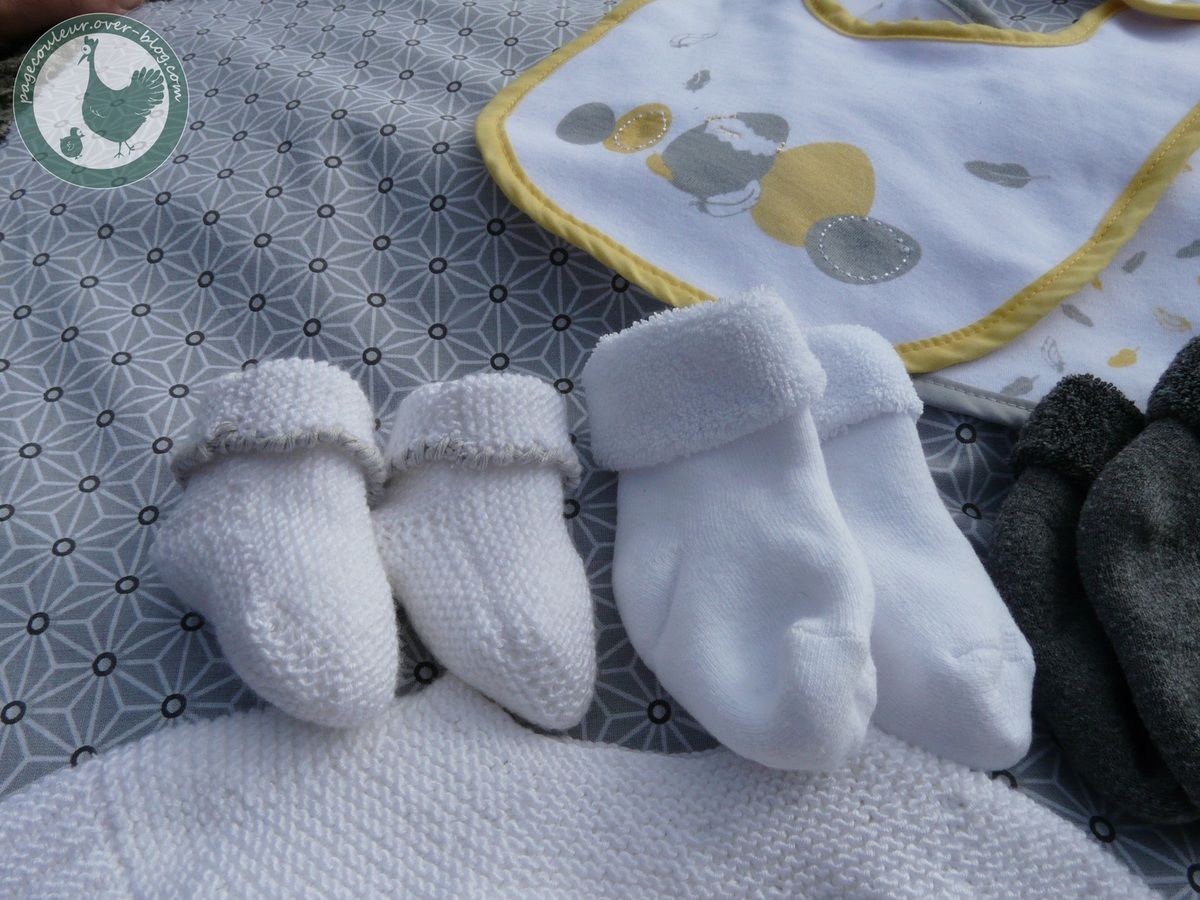 Chaussons et chaussettes unisexes bébés