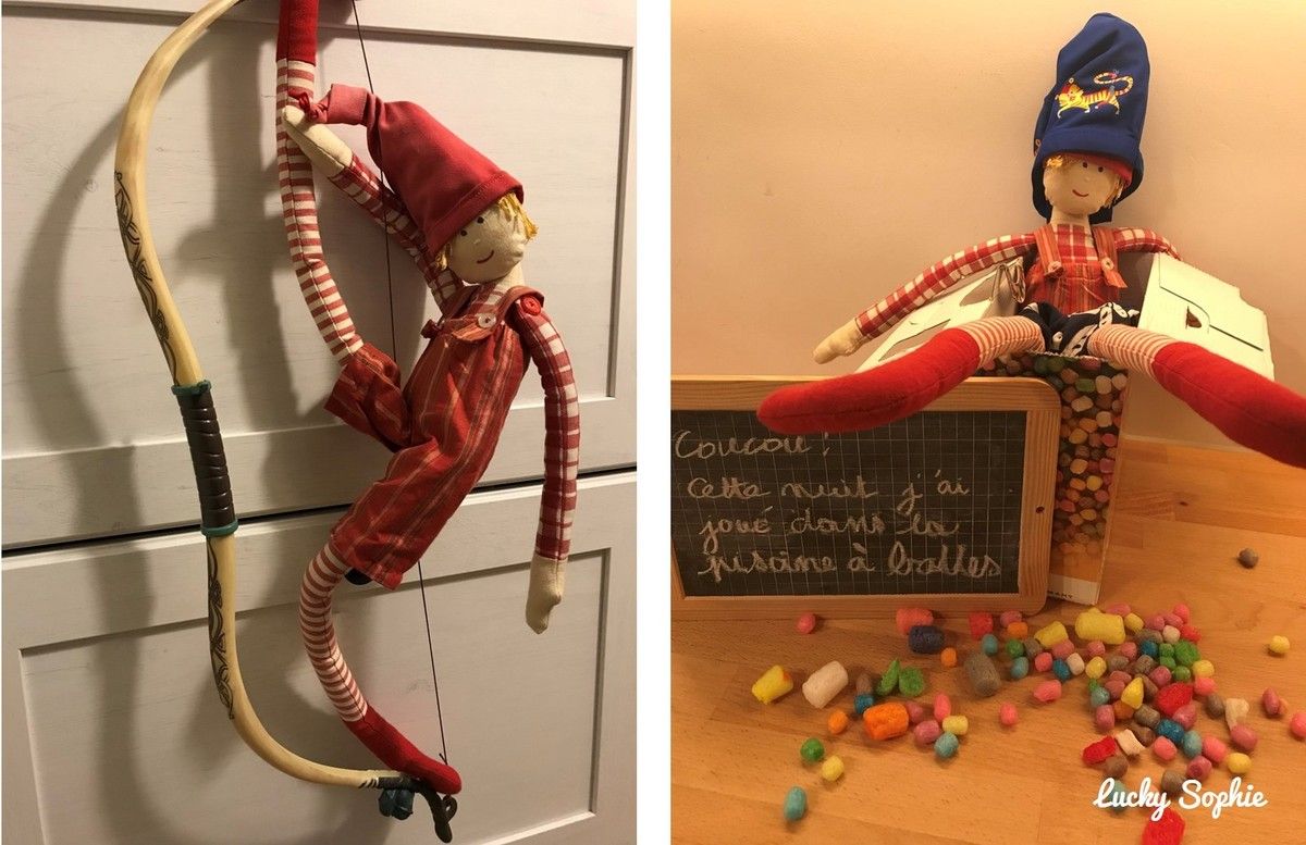 Les bêtises du lutin de Noël - Lucky Sophie, blog maman à Lyon