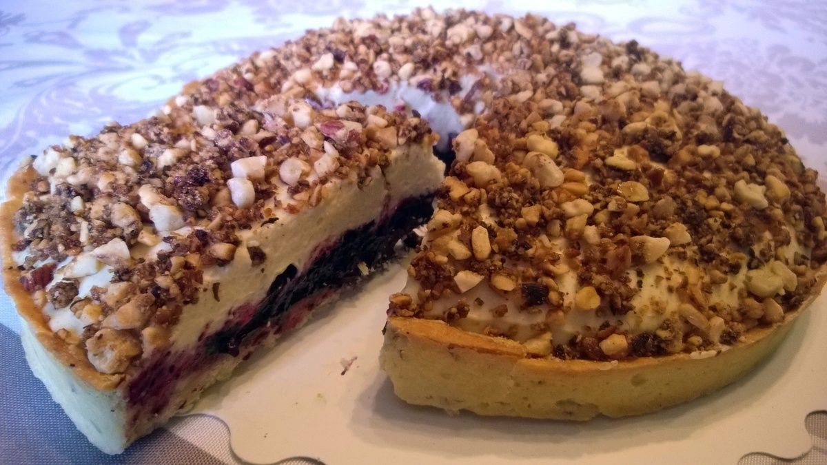 Tarte amande myrtille