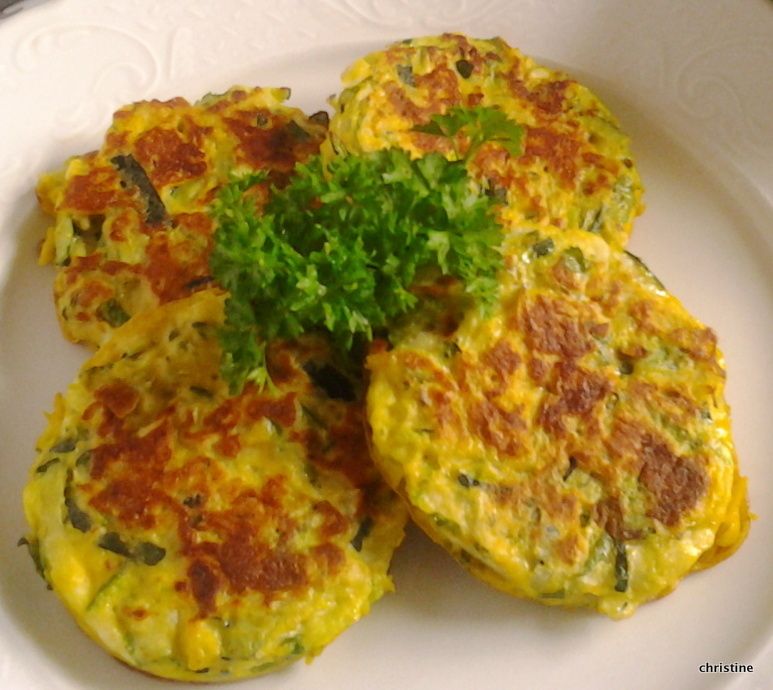 Paillassons de courgettes