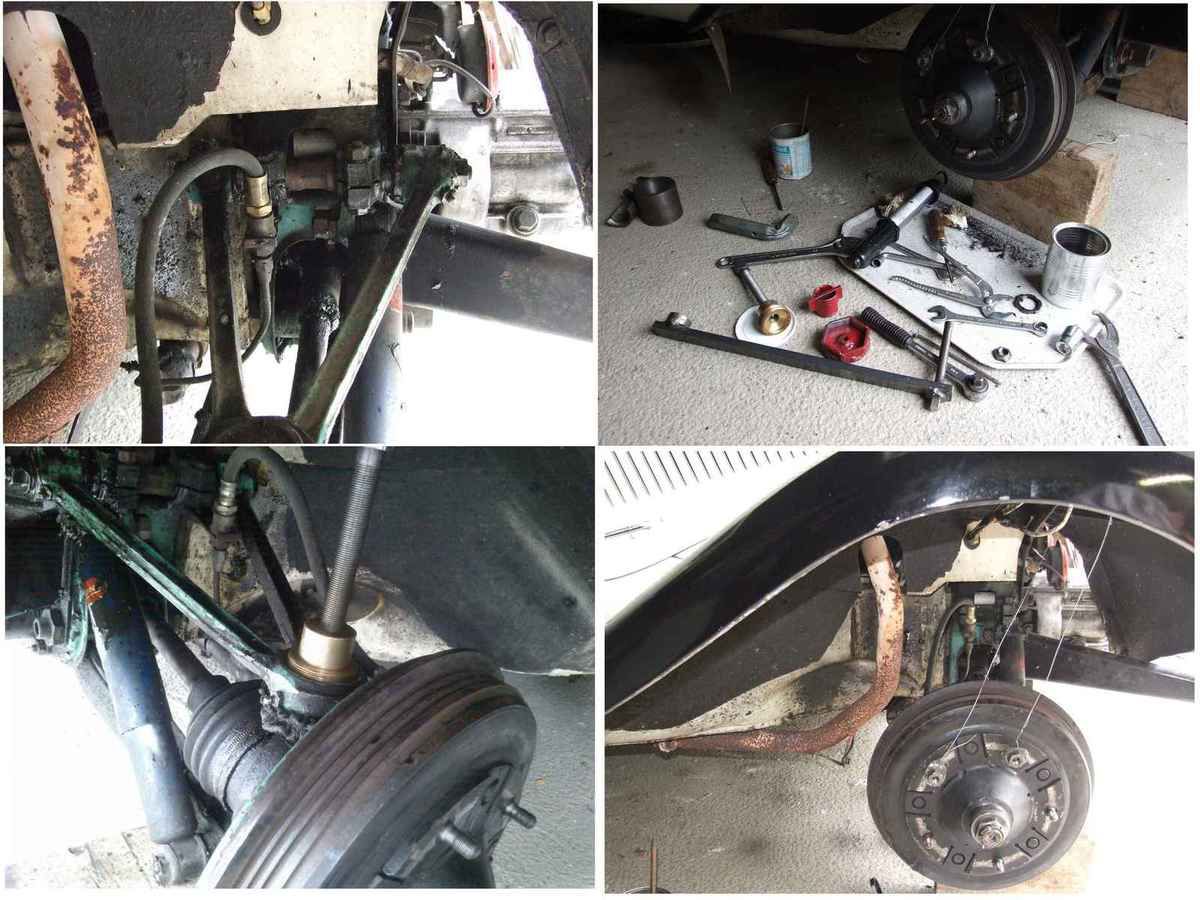 Les axes de triangle de la traction