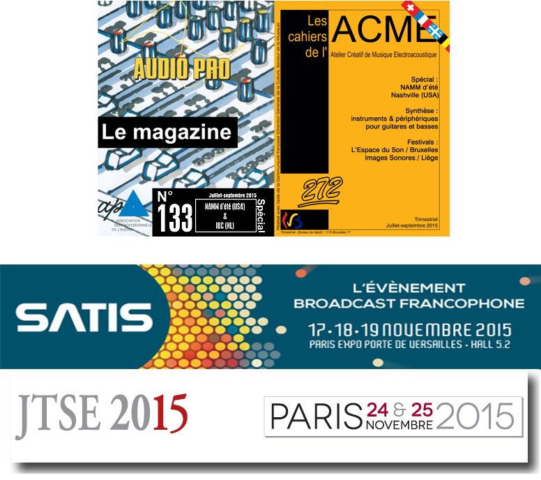 Publication du n° de la rentrée de notre revue « Les Cahiers de l’ACME – Audio Pro »…