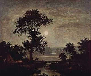 Ralph Albert Blakelock 1885  "Nuit de lune"