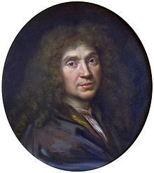 Molière, portrait par Nicolas Mignard, 1658