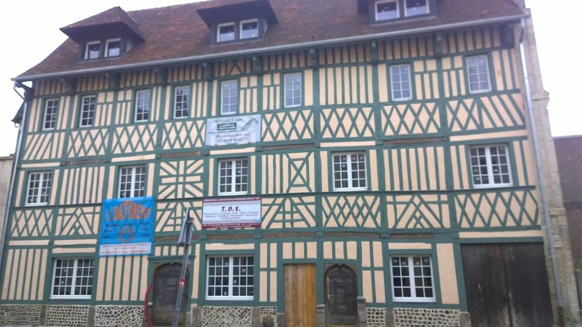 La maison Miffant est en fin de réhabilitation.