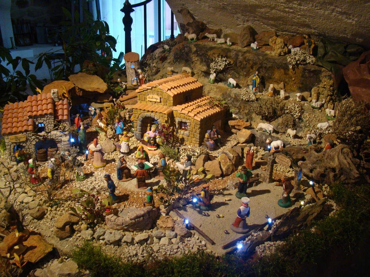 La crèche de Noël 2014 d'Annie - Santons et Crèches de Provence