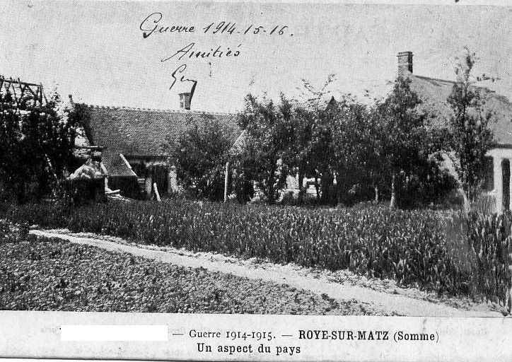 Album - le vilage de Roye-sur-Matz (Oise), son Histoire et la Guerre