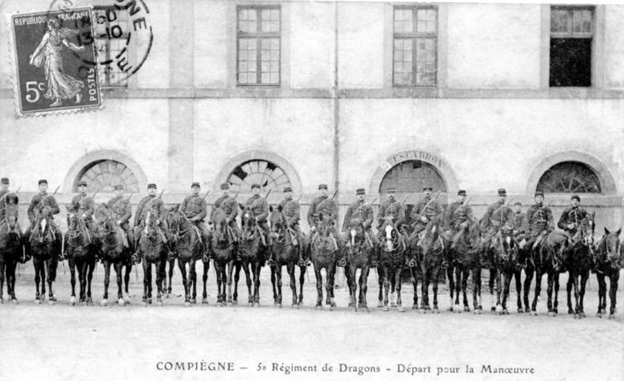 Album - la ville de Compiègne (Oise), la caserne des dragons