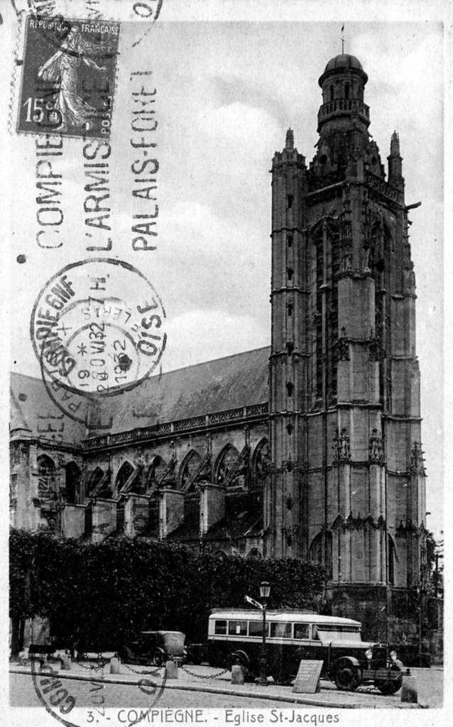 Album - la ville de Compiegne (Oise), les églises, absides, abbaye, chapelles, temple