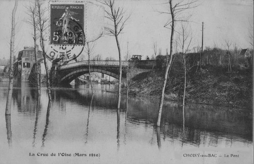 Album - le village de Choisy-au-Bac (Oise), le pont, la riviére