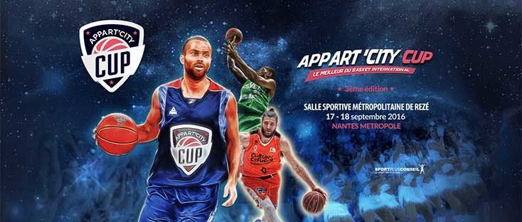 Romain Sato et Valence à Nantes pour l'Appart City Cup
