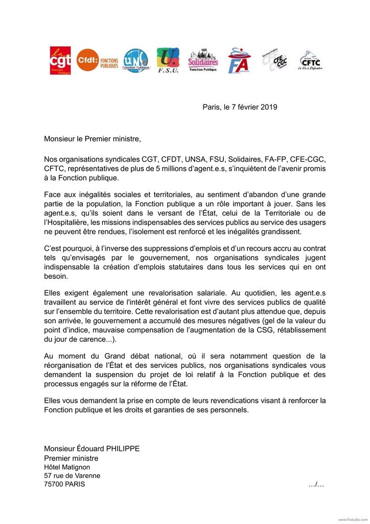La CFDT demande la suspension du projet de réforme de la fonction publique!  - Syndicat Interco-CFDT des personnels du Conseil départemental, de la  Préfecture et de la DDETS du Pas-de-Calais