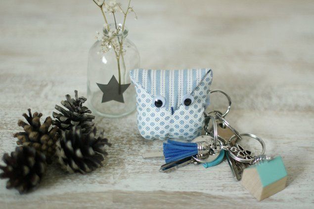 Préparer cadeau Noël - Tuto Porte clé hibou - Aureginal Couture - AUREGINAL  COUTURE