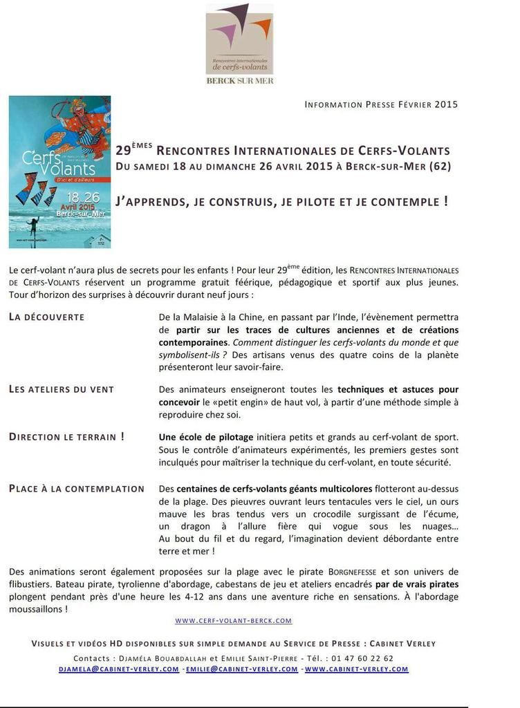 rencontre internationale de cerf volant berck sur mer