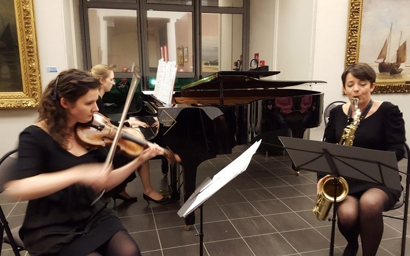 LE TRIO "EMPREINTE"...ou quand des "MUSES" JOUENT AU MUSÉE D'OPALE SUD...