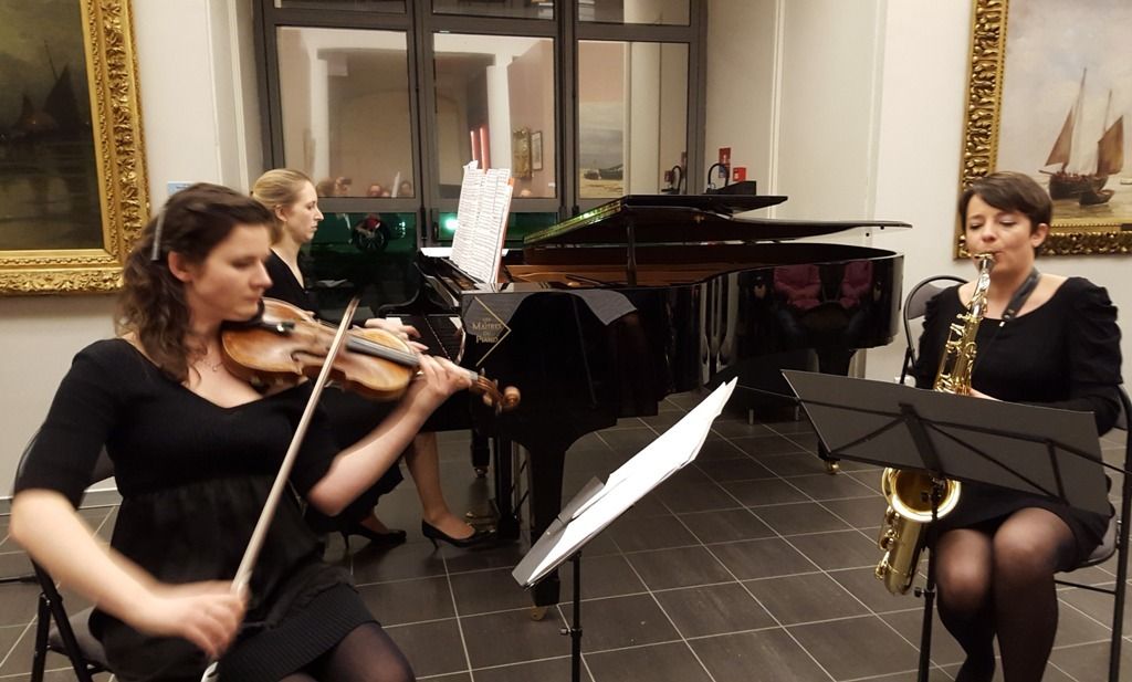 LE TRIO "EMPREINTE"...ou quand des "MUSES" JOUENT AU MUSÉE D'OPALE SUD...