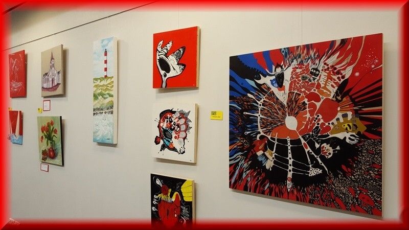 "LES HOM.ARTS VOIENT ROUGE"...EN PEINTURE...DECOUVREZ NOTRE EXPO AU KURSAAL DE BERCK sur MER...