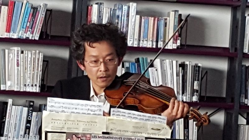 CONCERT D'ASTREE...à LA MEDIATHEQUE D'OPALE SUD...AVEC LA FLUTE DE MOZART...